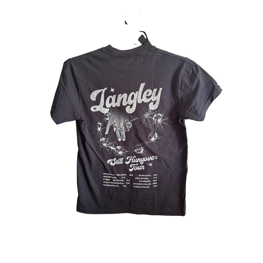 Ella Langley Still Hungover Fall Tour Graphite Concert T-Shirt Unisex Small NEW - Picture 7 of 8